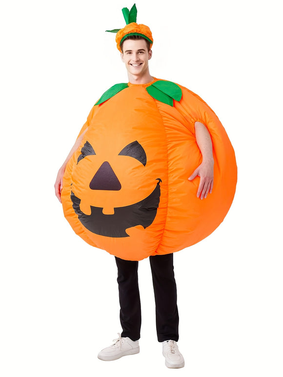 NNETM Inflatable Pumpkin Costume Adult One-Piece Suit