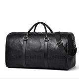 NNETM Crocodile Pattern Travel Duffel Bag