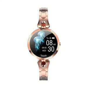 NNETM Rose Golden Women's Smartwatch - Health, Fitness, Sleep Tracker