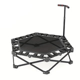 NNETM Rebounder Trampoline with Adjustable Handle