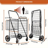 NNETM Heavy Duty Utility Shopping Cart