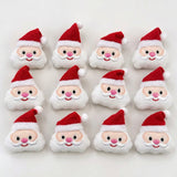 3pcs Santa Claus Doorknob Covers Red Christmas Decor