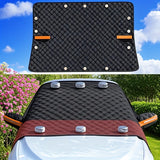 NNETM Extra Large Magnetic Car Windshield Sunshade Cover