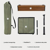 NNETM Storage Cabinet Table Camping