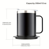 NNETM Smart Heated Coffee Mug & Warmer Set