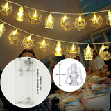 NNETM Ramadan Eid LED String Lights Star Moon Castle