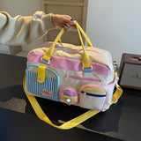 NNETM Women’s Travel Duffel Bag with Shoe Compartment