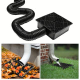 NNETM Flexible Rain Gutter Downspout Extension Kit