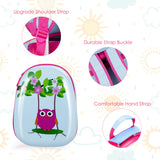 NNECW 2 Pieces Kids Luggage Set with 4 Casters & Retractable Handle