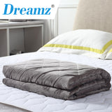 DreamZ 9KG Anti Anxiety Weighted Blanket Grey 9KGS-1910113220438396935
