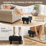 NNECW PU Leather Footrest with Storage for Living Room Bedroom