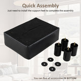 NNECW PU Leather Footrest with Storage for Living Room Bedroom