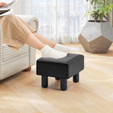NNECW PU Leather Footrest with Storage for Living Room Bedroom