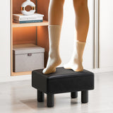 NNECW PU Leather Footrest with Storage for Living Room Bedroom