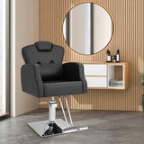 NNECW Heavy Duty Hydraulic Barber Chair with Adjustable Height & 150 KG Capacity