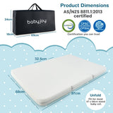 NNECW Tri-fold Baby Foam Mattress with Carrying Bag for Travel