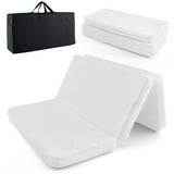 NNECW Tri-fold Baby Foam Mattress with Carrying Bag for Travel