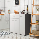 NNECW Modern Buffet Sideboard Table with Adjustable Shelf for Dining Room, Living Room and Entryway