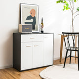 NNECW Modern Buffet Sideboard Table with Adjustable Shelf for Dining Room, Living Room and Entryway