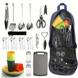 Camping Cooking and Tableware Set