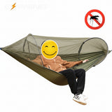 NNETM Hammock Mosquito Net Tent – Extra Large 360° Insect-Proof Camping Hammock (240KG Load)
