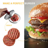 NNETM Metal Burger Press with Non-Stick Coating