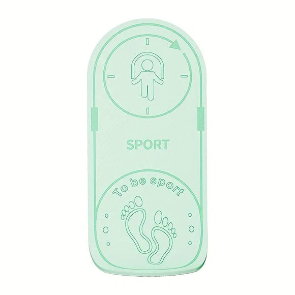 NNETM 1pc Indoor Thicken Non-slip Fitness Mat - Shock Absorption Mute Skipping Pad