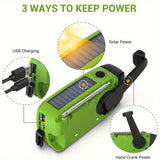 NNETM Portable Emergency Radio with Power Bank & Flashlight