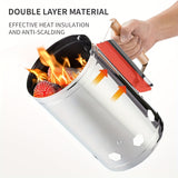 NNETM Charcoal Starter for Grilling & Tea Brewing