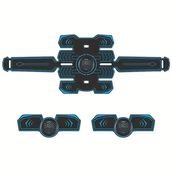 NNETM Rechargeable Fitness Belt Set with 6 Modes and 18 Intensity Levels