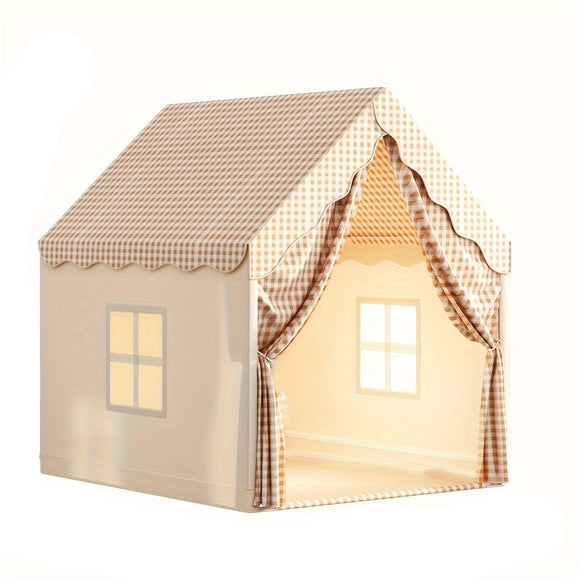 NNETM Kids Castle Play Tent Indoor Pretend Playhouse