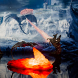 USB Rechargeable Flying Dragon LED Light – Warm Glow Touch-Control