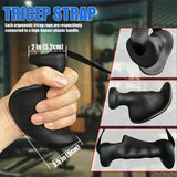 NNETM Ergonomic Tricep Rope Pulldown Attachment