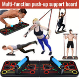 NNETM Push-Up Board Set with Resistance Bands