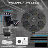 NNETM Boxing Trainer Wall Mount with Gloves & Music