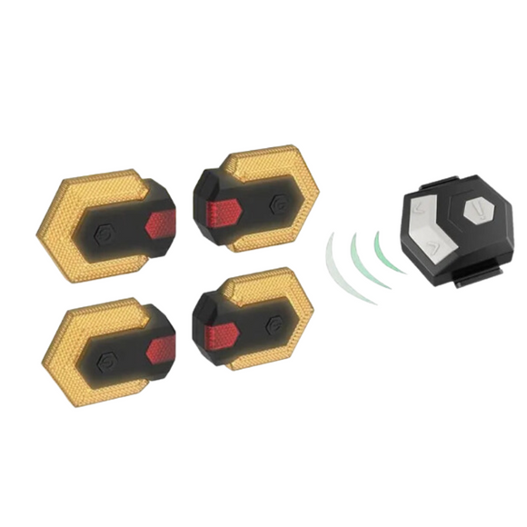 NNEOBA 1 Set Turn Signals for Bicycle Front Rear Light