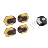 NNEOBA 1 Set Turn Signals for Bicycle Front Rear Light