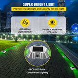 NNETM Solar Driveway Deck Lights (2 pcs)