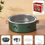 NNETM BBQ Grill Set with Non-Stick Stainless Steel