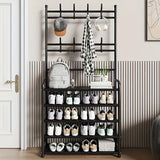 NNETM Two-in-One Wonder: A Shoe Rack and Coat Rack in Perfect Harmony