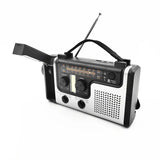 NNETM Solar Hand Crank Power Emergency Radio with Multi-Band Functionality