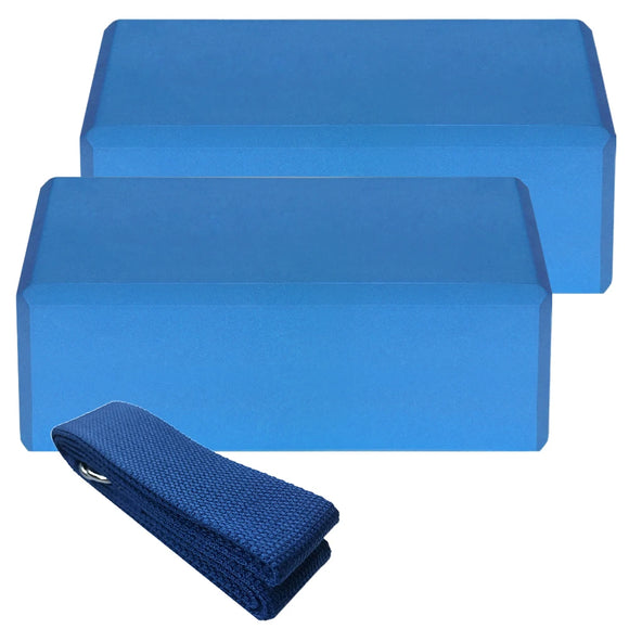 NNEOBA Yoga Block and Strap Set for Stability