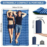 NNETM Double Self-Inflating Sleeping Pad with Pillow