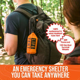 NNETM Outdoor Insulated Emergency Tent for 2 Persons