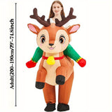 NNETM Elk Cosplay Inflatable Costume Suit for Adults