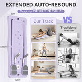 Foldable Pilates Reformer Machine with Timer