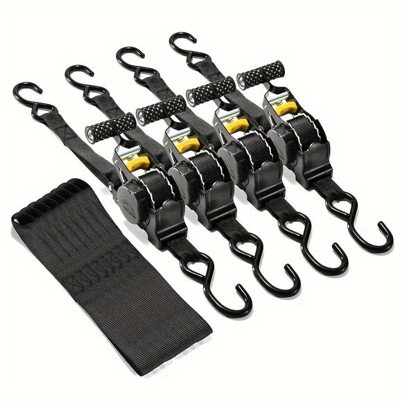 NNETM Retractable Outdoor Heavy-Duty Aluminum Cargo Strap