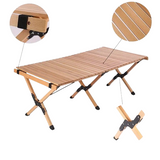 NNETM Wooden Charm Meets Outdoor Freedom in This Versatile Table