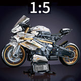NNETM Motorcycle Blocks Model for Teens & Adults