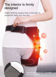 NNETM 1pc USB Heated Hip Support Brace with Vibrating Massage and Adjustable Strap